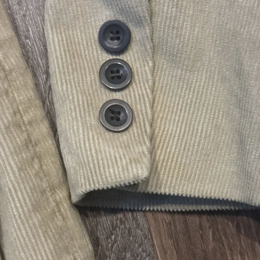 St John's Bay Men's Medium Corduroy Blazer Sport Coat Tan